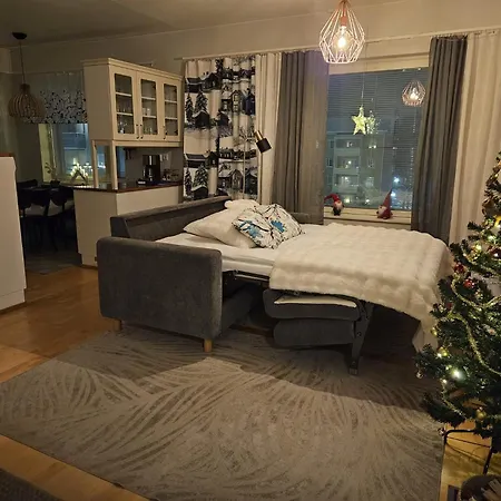 公寓 Top-floor With Sauna And Free Parking Near Center 罗瓦涅米